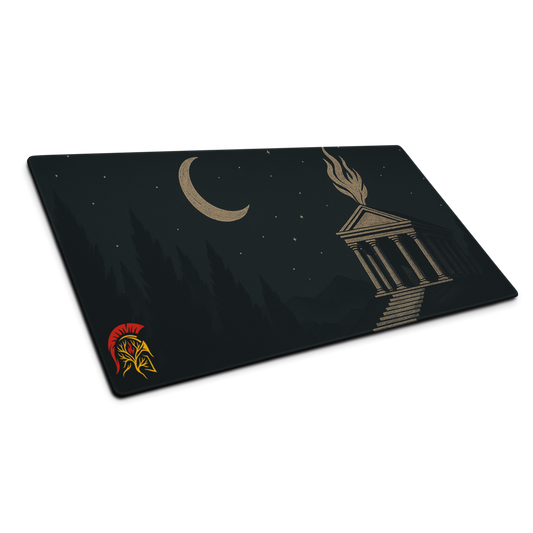 Flame Warrior Gaming Mouse Pad