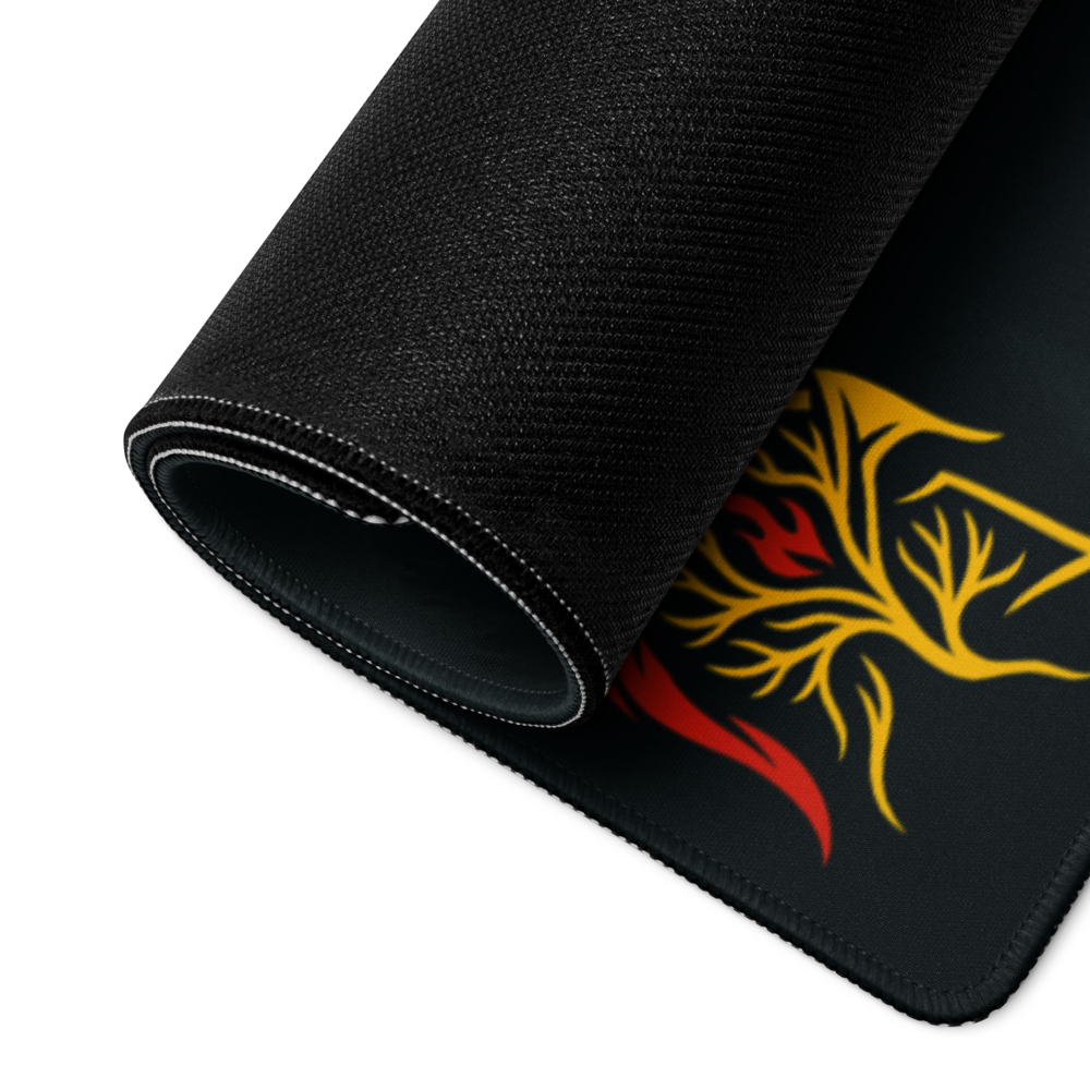 Flame Warrior Gaming Mouse Pad