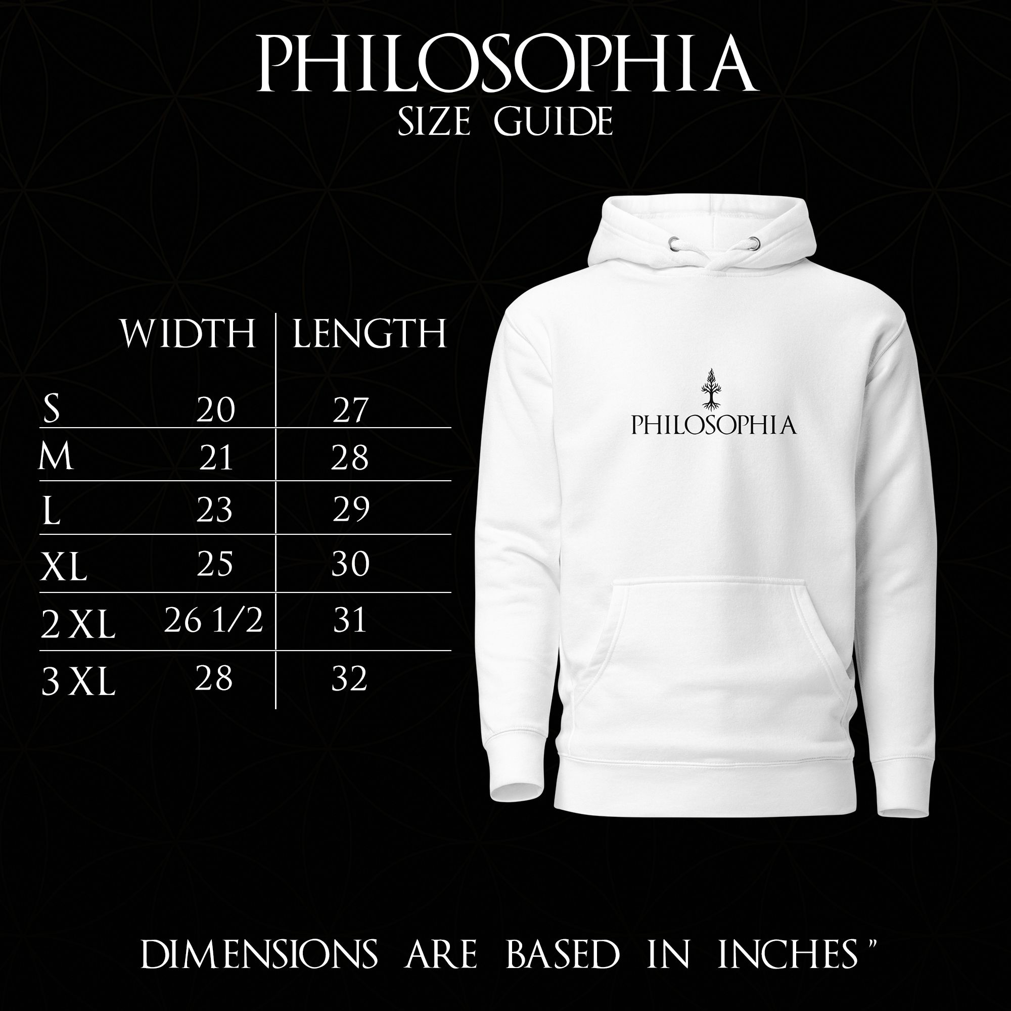 The Guardian Wolf White Hoodie