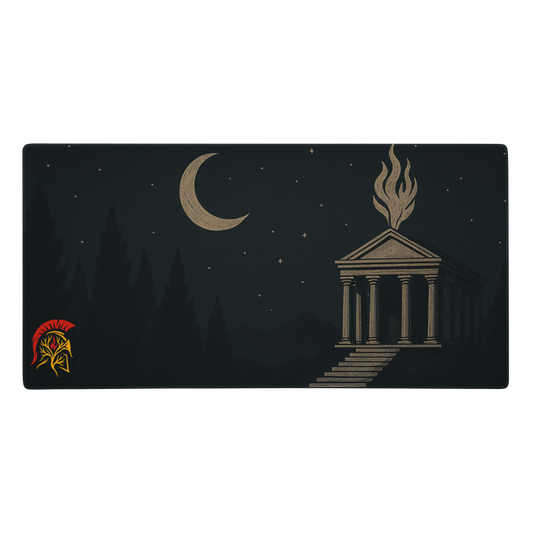 Flame Warrior Gaming Mouse Pad